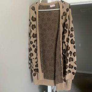 Leopard Print Cardigan